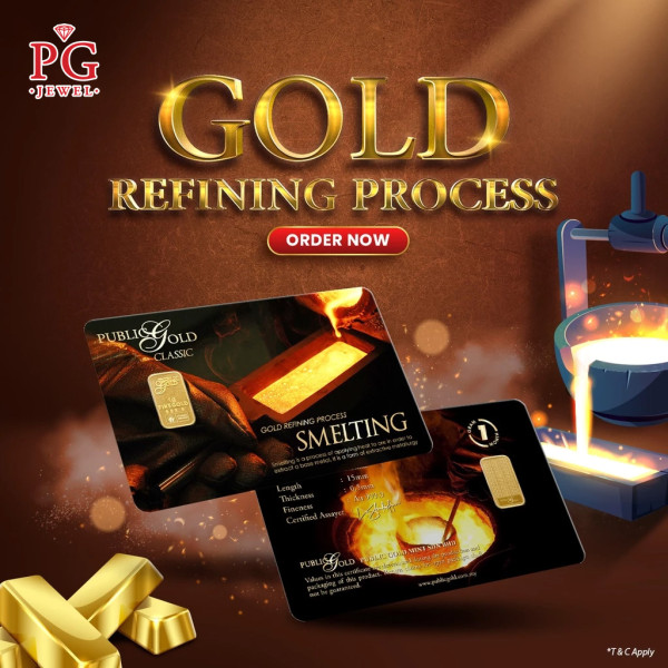 Public Gold Bullion Bar PG 1g (Au 999.9) 24K - Smelting PP0001EA